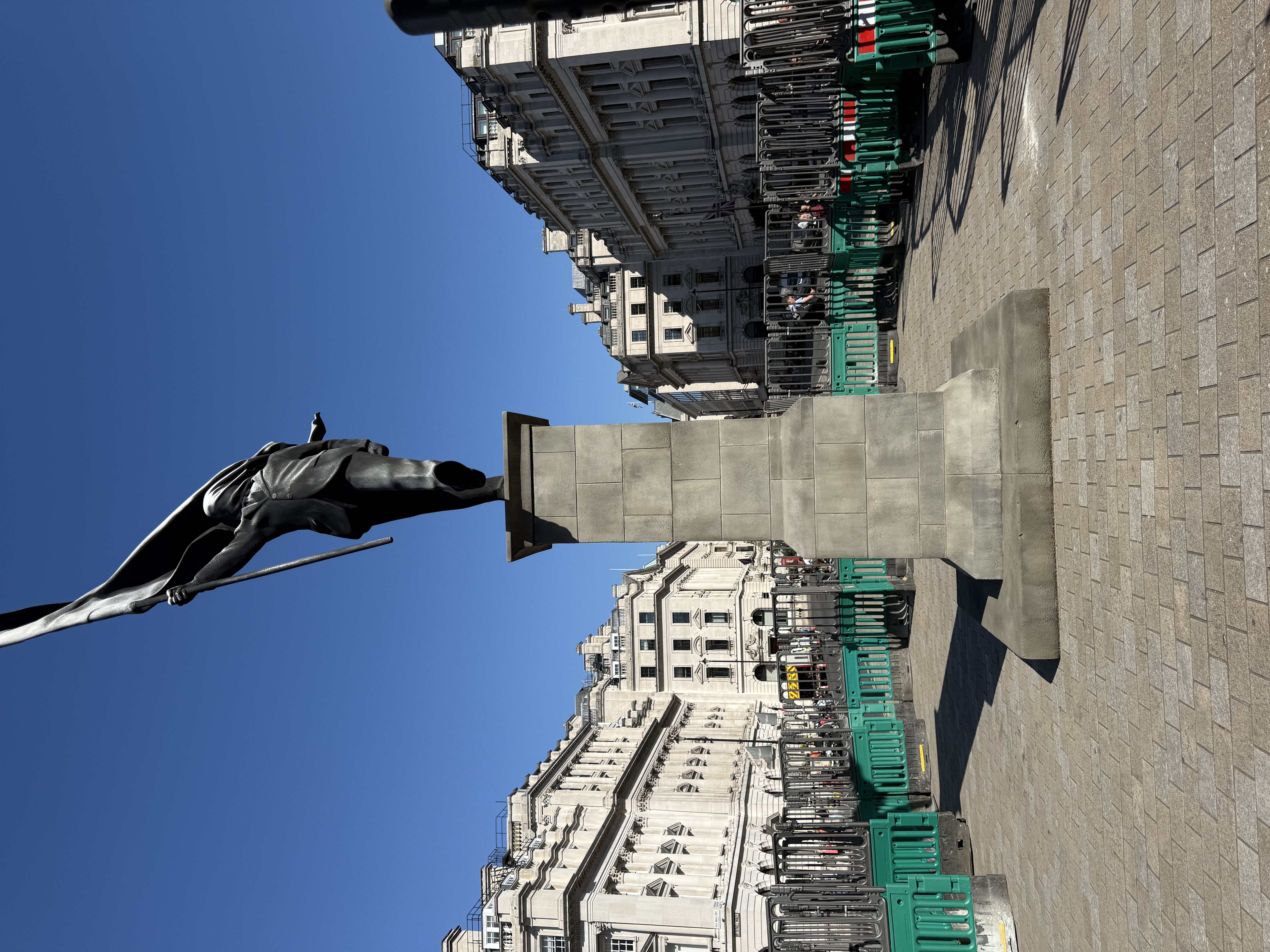 Banksy Statue in Central London on Aimee Xu website