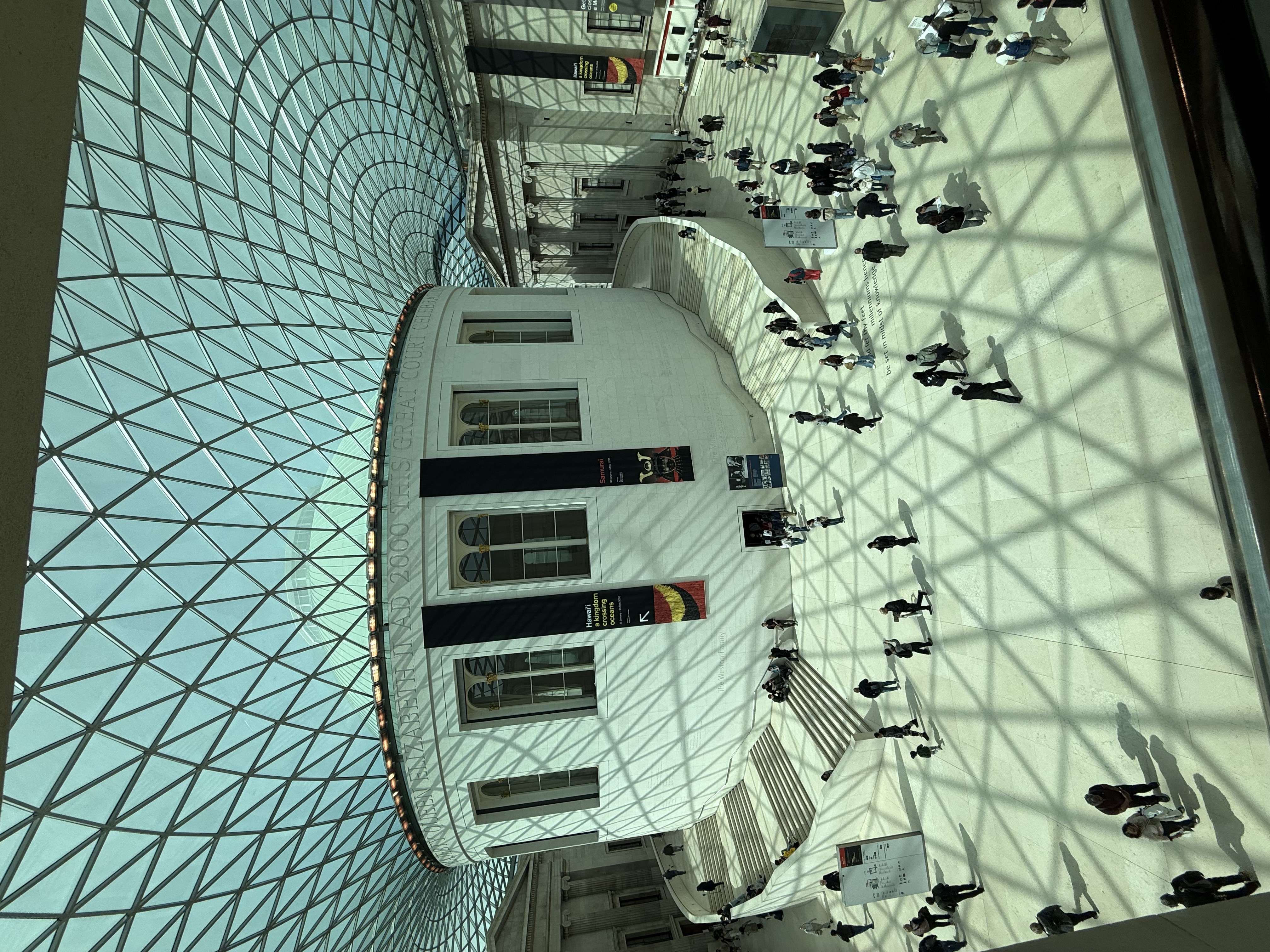 grid ceiling of British Museum on Aimee Xu website