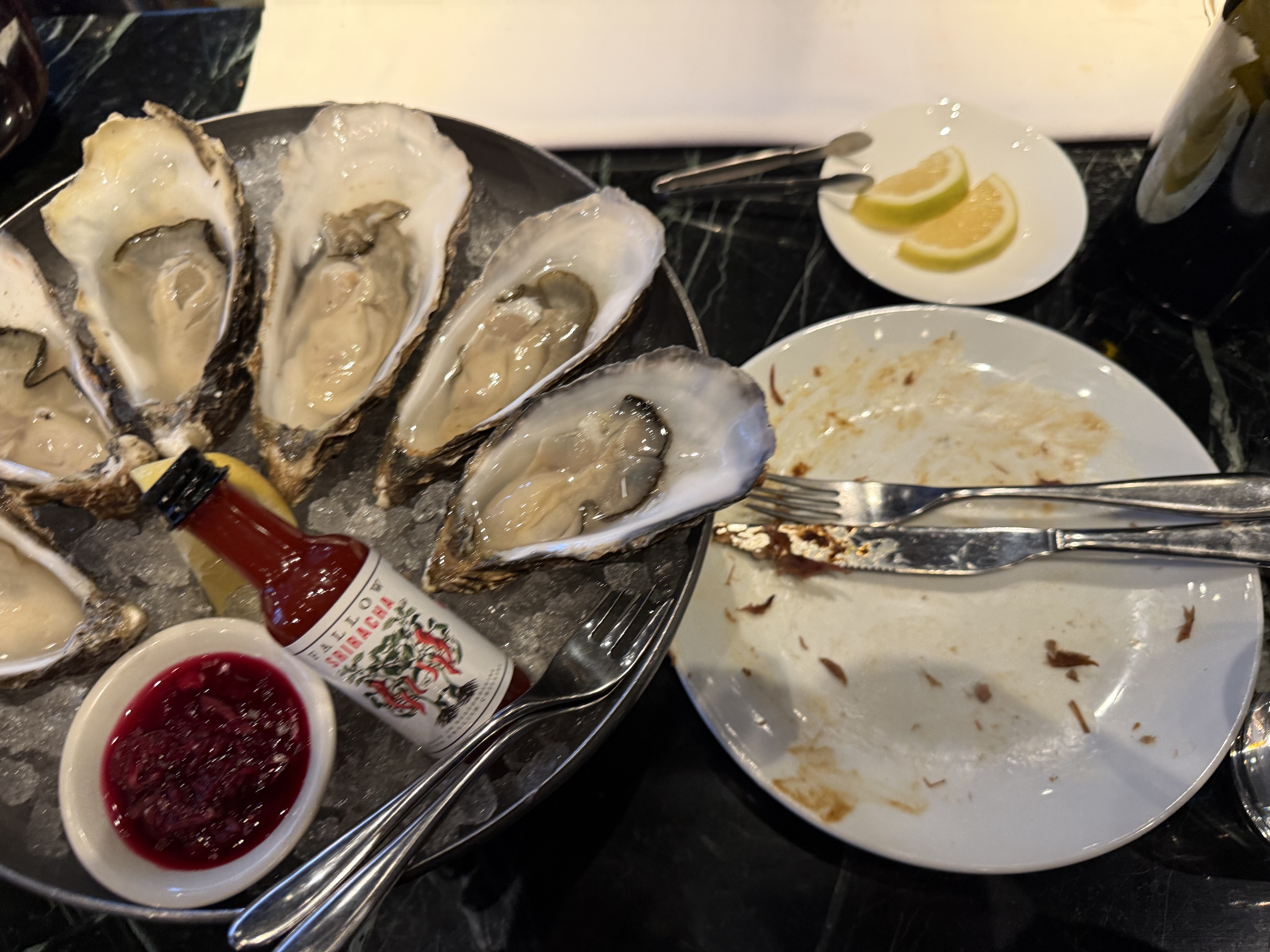 oysters at Fallow by Aimee Xu